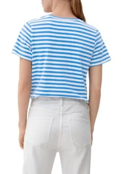 S.Oliver Streifen Mit Front - Camiseta Estampada - Royalblau -Tienda barata Ulla Popken ae20cbc85d084321a41ded849a381600