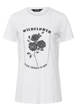'Wildflower' Slogan- Camiseta Estampada - White -Tienda barata Ulla Popken afd0d3792f8a4d6a99fe6cdc62d5726b