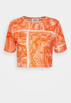 Mads Nørgaard Colene Tee - Camiseta Estampada - Orange -Tienda barata Ulla Popken b3245c7b73e540b799d7ba8f482cc9cc