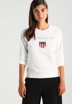 Gant Shield Logo C Neck- Sudadera - Eggshell