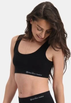 Bamboo Basics 2 Pack - Top - Black