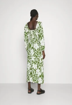 Faithfull The Brand Vestido Informal - Pavito Floral - Olive -Tienda barata Ulla Popken b4a06065852e479199b6670316c6041a