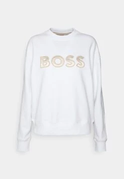Boss Ecaisa Logo - Sudadera - White -Tienda barata Ulla Popken b910fad95cfc4df4bac3143264ba6013