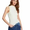 ESPRIT Top - Off White -Tienda barata Ulla Popken bd67b3825f70444a820db3d8529dd81b