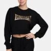 Lonsdale Cropped Culbokie - Sudadera - Black Gold