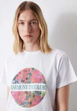 Ipekyol Regular Fit With Slogan And Visual- Camiseta Estampada - White -Tienda barata Ulla Popken c01977d3779349d7b057814137ab0ddb