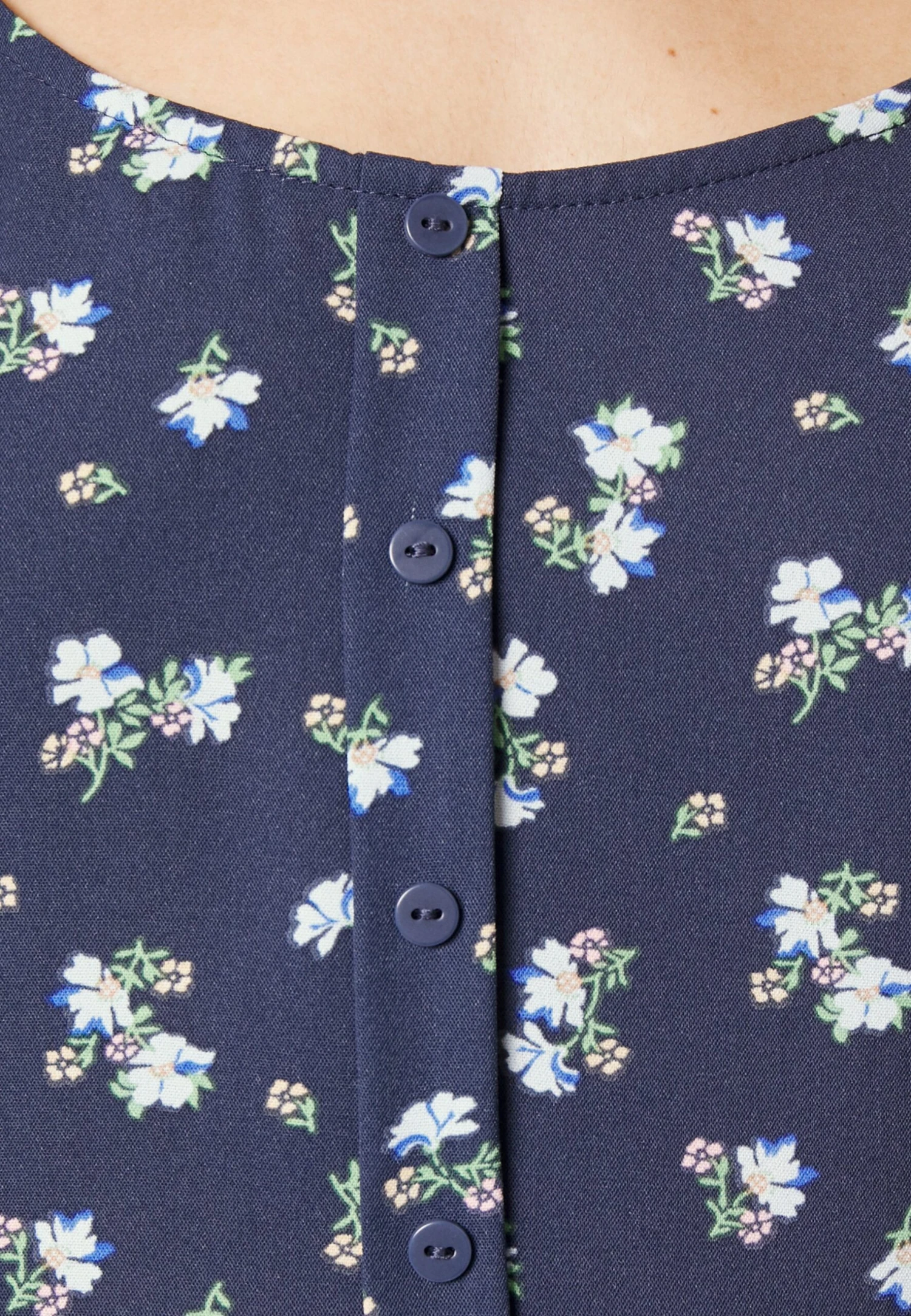 ONLY Onlruby Button Singlet Dress - Vestido Informal - Navy Blazer 8 ONLY Onlruby Button Singlet Dress - Vestido Informal - Navy Blazer - Imagen 6