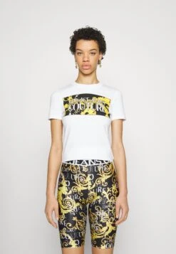 Stretch - Camiseta Estampada - White/Gold