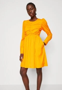 Gestuz Tolina Dress - Vestido De Cóctel - Flame Orange -Tienda barata Ulla Popken c30ec8818aeb48c4a3d94d71d4939370