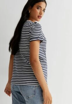 Maternity 2 Pack Crew Neck- Camiseta Estampada - Navy -Tienda barata Ulla Popken c37a40a8f25b4a7db4818535209139d7