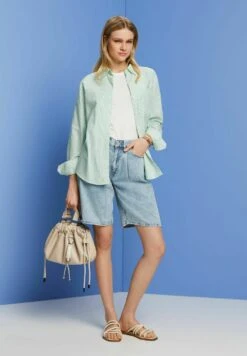 ESPRIT Shorts Vaqueros - Blue Bleached