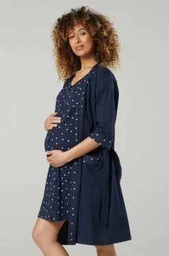 Happy Mama Set - Camisón - Marine -Tienda barata Ulla Popken c5378e2bce3142578d1571e0f4a70f2d