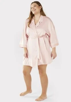 Curve Blush Trim- Albornoz - Pink -Tienda barata Ulla Popken c5b8f35ba1714fbc843045cd84ac4d43