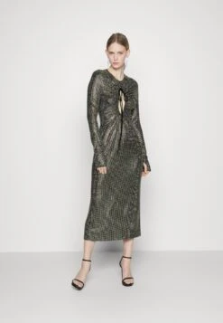 Christopher Kane The Mercury Long Sleeve Hotfix Dress - Vestido De Cóctel - Black/White -Tienda barata Ulla Popken c6aebb47a8df418883cd2bb7733b3e7f