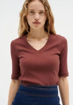 InWear Dagnaiw V - Camiseta Básica - Cherry Mahogany
