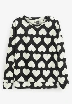 Next Long Sleeve Sets 2 Pack Standard - Pijama - Black White Heart Print -Tienda barata Ulla Popken ca9da8201e21493ab9e8f709cb426841