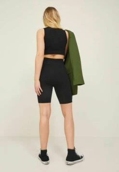 JJXX Jxcharlotte- Shorts - Black -Tienda barata Ulla Popken cb1b12e4db464e829fe50ec3c8ba633d