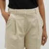MbyM Cristiana-M - Shorts - Natural Linen -Tienda barata Ulla Popken cc4d4581b1ef4411b92e486aacb7bb87
