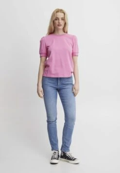 ICHI Ihyarla Sw - Camiseta Básica - Super Pink -Tienda barata Ulla Popken cd75b712136d4f74acfaaf15d48cbeb1