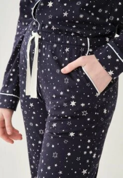 Long Straight Leg - Pantalón De Pijama - Navy -Tienda barata Ulla Popken cda193b63ec64be8b205a5b301b42d19
