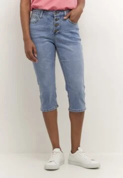 Culture Cubriana- Shorts Vaqueros - Light Blue Wash