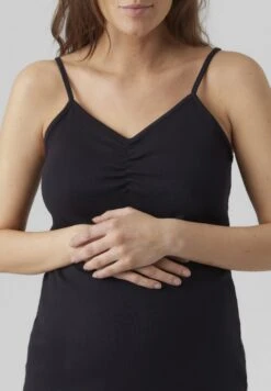 Mamalicious Mlemily - Top - Black -Tienda barata Ulla Popken d068ebe7835147d689112f2caeddced2