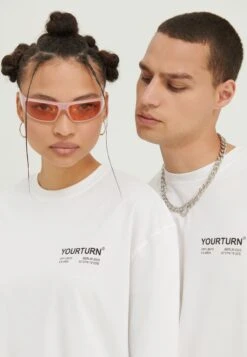 YOURTURN Unisex - Camiseta Estampada - White -Tienda barata Ulla Popken d1269a4f9a244178bf4e8ecc609ea2a5