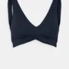 Seafolly Collective V Neck Tank - Top De Bikini - True Navy