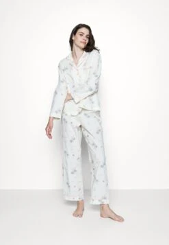Marks & Spencer Palm Tree Pj Set - Pijama - Ivory Mix -Tienda barata Ulla Popken d30f1d8fb4204df0b66a871510658337