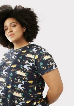 Curve Côte D'Azur Long Set - Pijama - Navy -Tienda barata Ulla Popken d342077a7202482dbcaa6b93c797306b