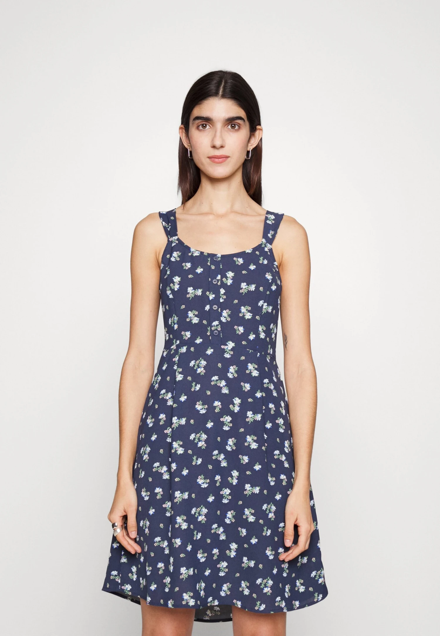 ONLY Onlruby Button Singlet Dress - Vestido Informal - Navy Blazer 3 ONLY Onlruby Button Singlet Dress - Vestido Informal - Navy Blazer