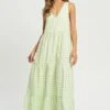 Calli Brunch- Vestido Largo - Citrus Gingham -Tienda barata Ulla Popken d441bfa4b01146da9b6e82277fef1f3d