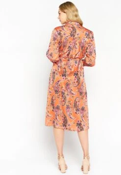 LOLALIZA Paisley Print - Vestido Informal - Orange -Tienda barata Ulla Popken d5786bcedeea4c0ebfc567ce760265e1