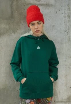 Adidas Originals Jersey Con Capucha - Dark Green