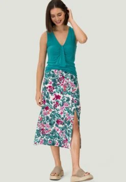 Zero Mit Raffung - Top - Teal -Tienda barata Ulla Popken d620d32537fd4d58acd1df9c69a2ba8c