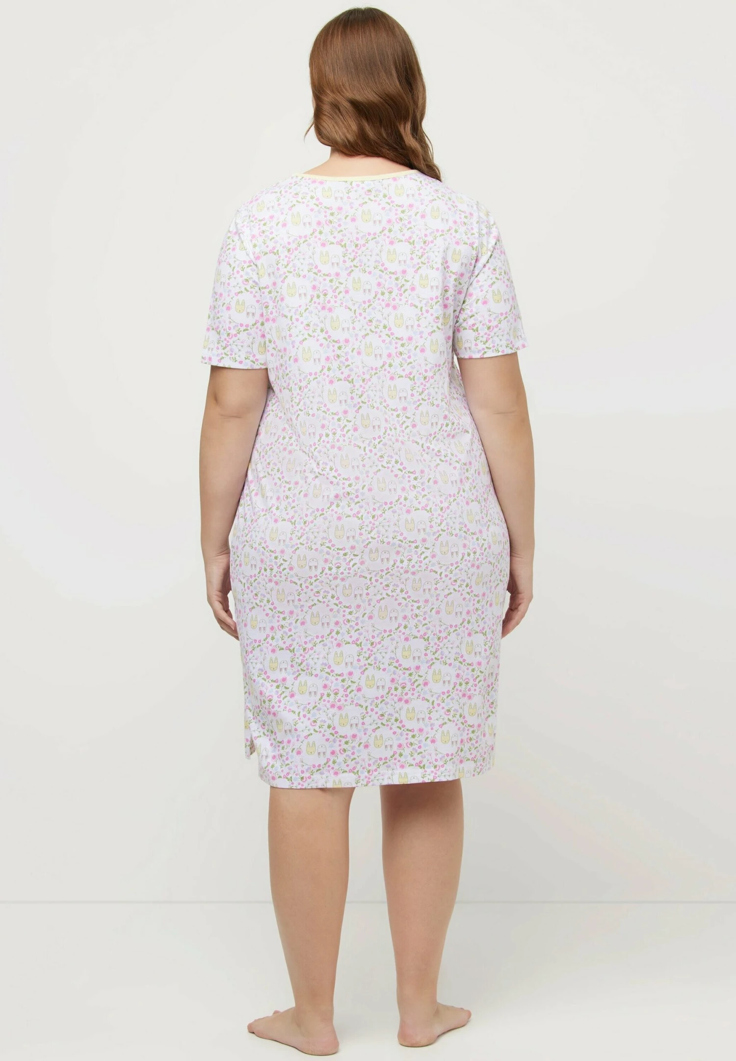 Ulla Popken Camisón - Light Yellow Multi 4 Ulla Popken Camisón - Light Yellow Multi - Imagen 2