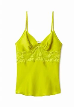 Yamamay Primula - Camiseta De Pijama - Lime -Tienda barata Ulla Popken d9da9b831f5c4769bfdbccdb7bc75ac2
