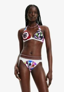 Desigual Designed By M. Christian Lacroix - Top De Bikini - White