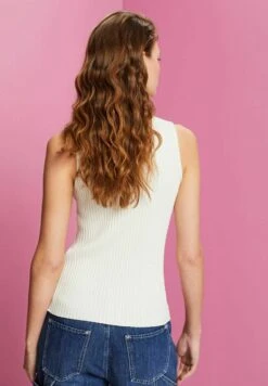 ESPRIT Top - Off White -Tienda barata Ulla Popken db899893610648cdb552d96d4a70f751