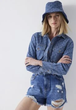 Ipekyol Regular Fit With Distressed Effect - Shorts Vaqueros - Indigo -Tienda barata Ulla Popken dc4983ad41004f4e834b742dc3ad0f2f