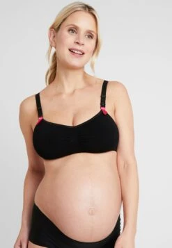 Cache Coeur Curve Maternity And Nursing Seamless Bra - Top - Black
