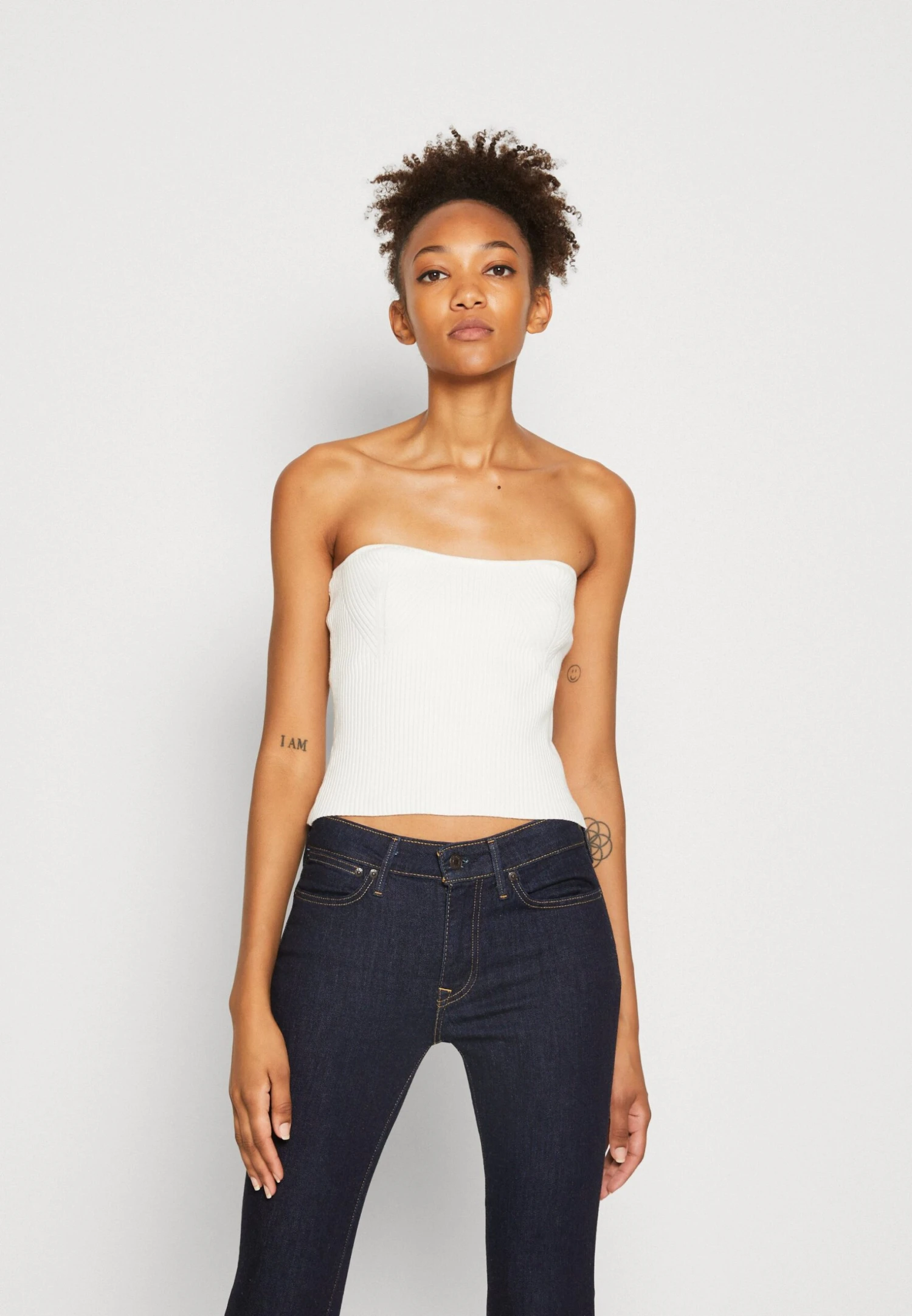 Gina Tricot Knitted Tube - Top - Offwhite 3 Gina Tricot Knitted Tube - Top - Offwhite