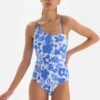 Nature One Shoulder - Bañador - Blue -Tienda barata Ulla Popken ddc72c93c14e4413acac90f5d37e49a7