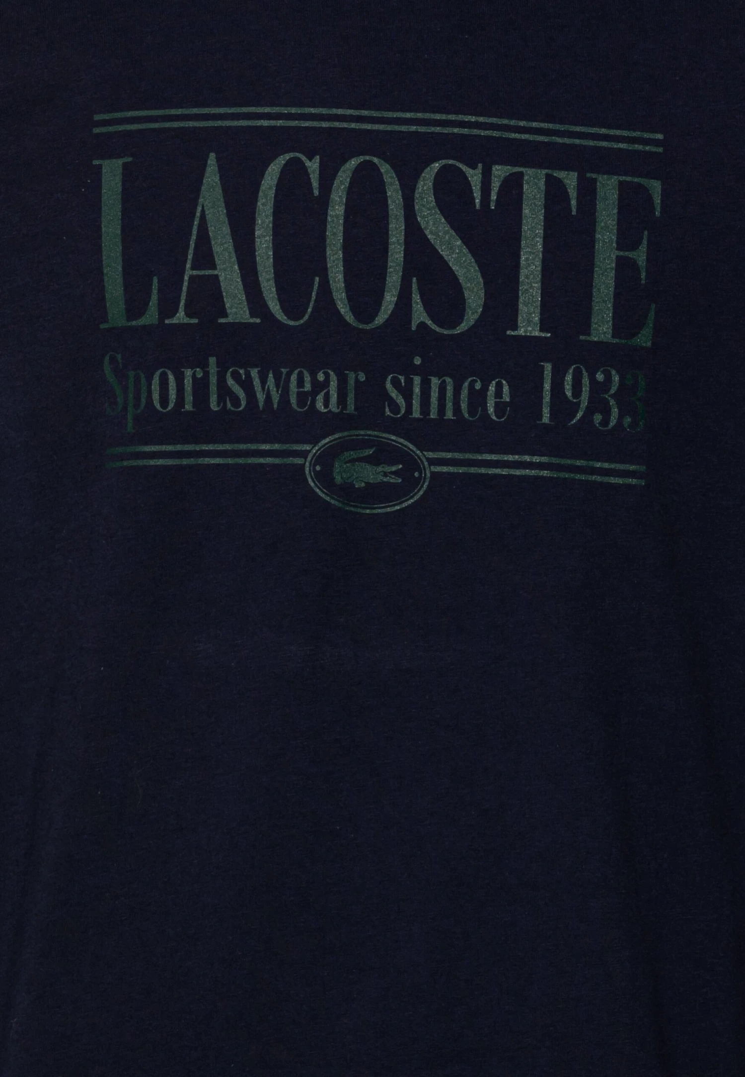Lacoste Unisex - Camiseta Estampada - Marine 5 Lacoste Unisex - Camiseta Estampada - Marine - Imagen 3