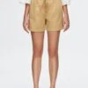 Front Frilled Waist - Shorts - Beige -Tienda barata Ulla Popken e030a48604204a8499c72206ddd430bd