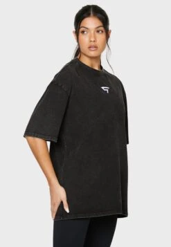 Sp Mid Pump Cover Oversize - Camiseta Estampada - Acid Black -Tienda barata Ulla Popken e0448ef7198849369c3128e9aa27f85f