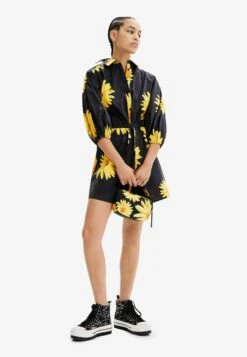 Desigual Stretchport - Vestido Camisero - Black -Tienda barata Ulla Popken e067dbc4025749ec822ff4e5203a3f24