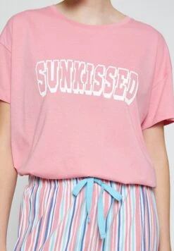 Koton Printed Set - Pijama - Pink -Tienda barata Ulla Popken e194043f8b5748599397ff8546dbd6a4