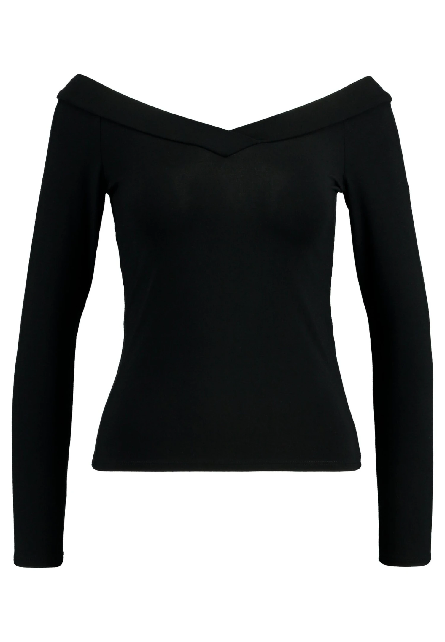 Pieces Pcmaliva Off Shoulder V-Neck- Camiseta De Manga Larga - Black 6 Pieces Pcmaliva Off Shoulder V-Neck- Camiseta De Manga Larga - Black - Imagen 4