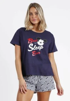 Disney Manga Corta Minnie Best Sleep Ever Para - Pijama - Marino